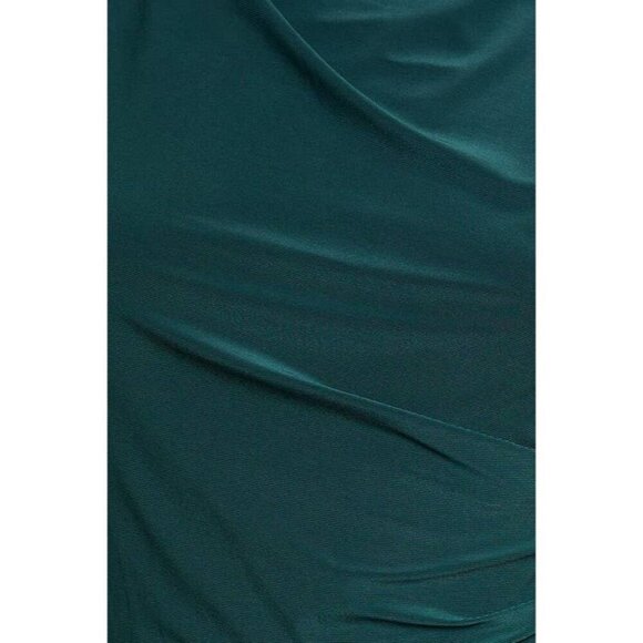 Cowl Tunic Neck Short Sleeve Jumpsuit - Picture 7 of 7